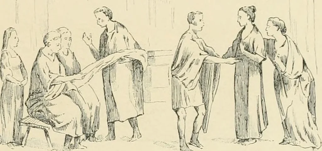 An illustration from Pompei : la ville, les moeurs, les arts, 1899, leaf 316