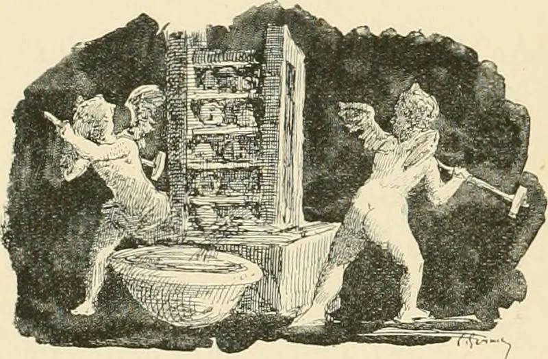 An illustration from Pompei : la ville, les moeurs, les arts, 1899, leaf 317
