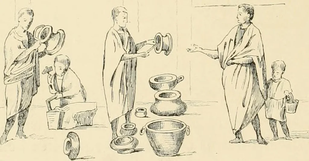 An illustration from Pompei : la ville, les moeurs, les arts, 1899, leaf 319