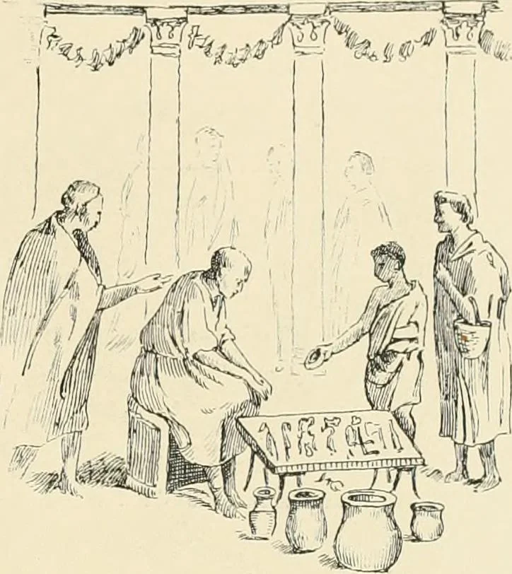 An illustration from Pompei : la ville, les moeurs, les arts, 1899, leaf 320