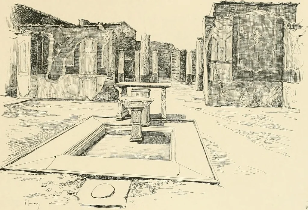 An illustration from Pompei : la ville, les moeurs, les arts, 1899, leaf 324