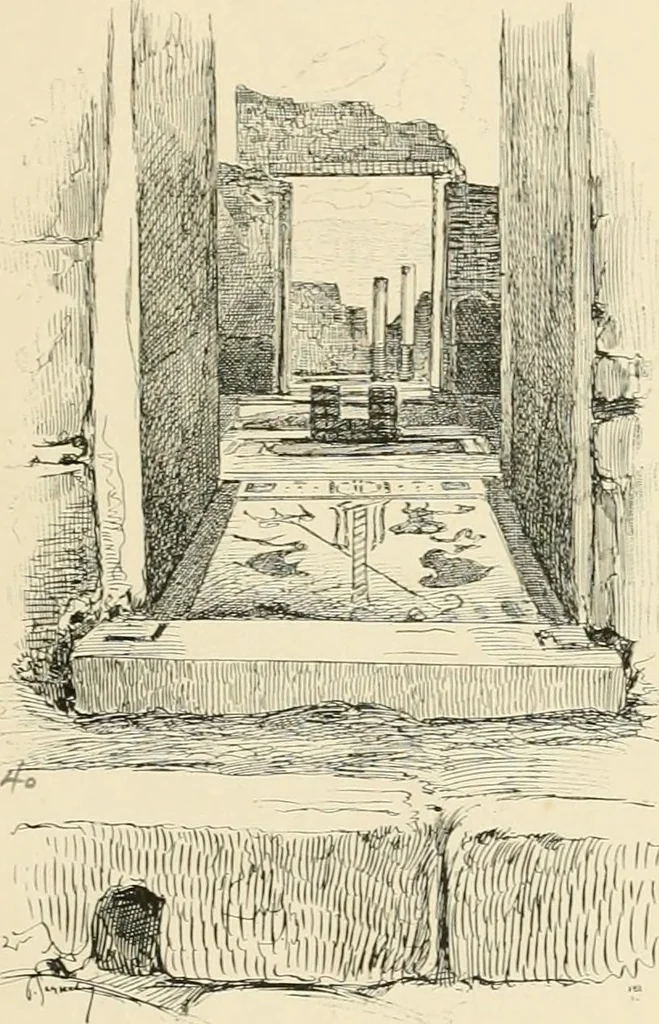 An illustration from Pompei : la ville, les moeurs, les arts, 1899, leaf 328