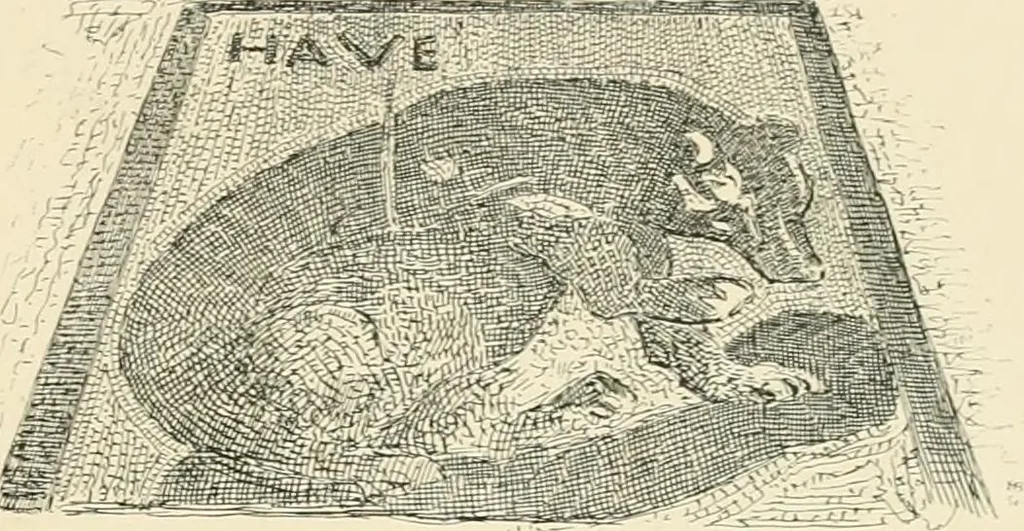 An illustration from Pompei : la ville, les moeurs, les arts, 1899, leaf 328