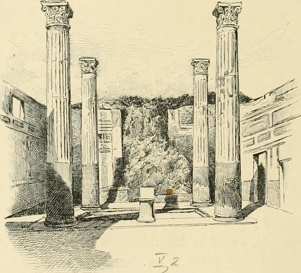 An illustration from Pompei : la ville, les moeurs, les arts, 1899, leaf 331