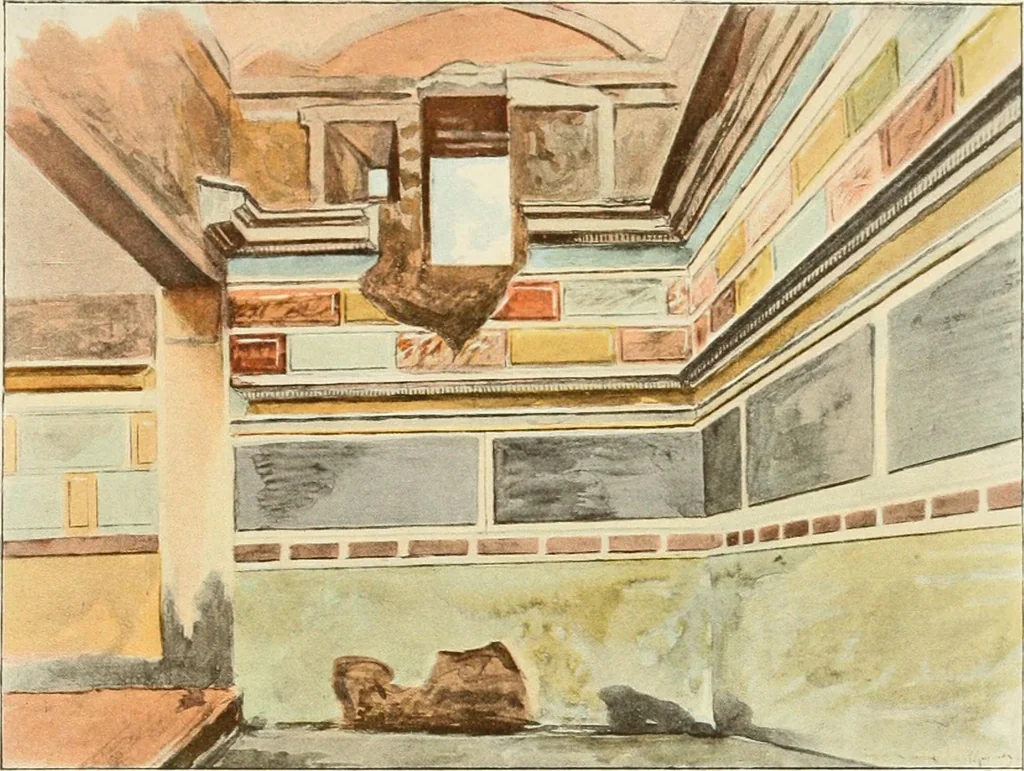 An illustration from Pompei : la ville, les moeurs, les arts, 1899, leaf 336