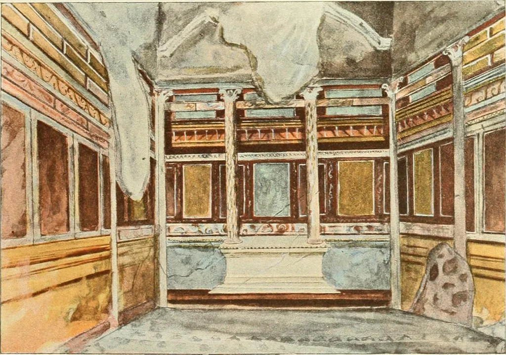 An illustration from Pompei : la ville, les moeurs, les arts, 1899, leaf 336