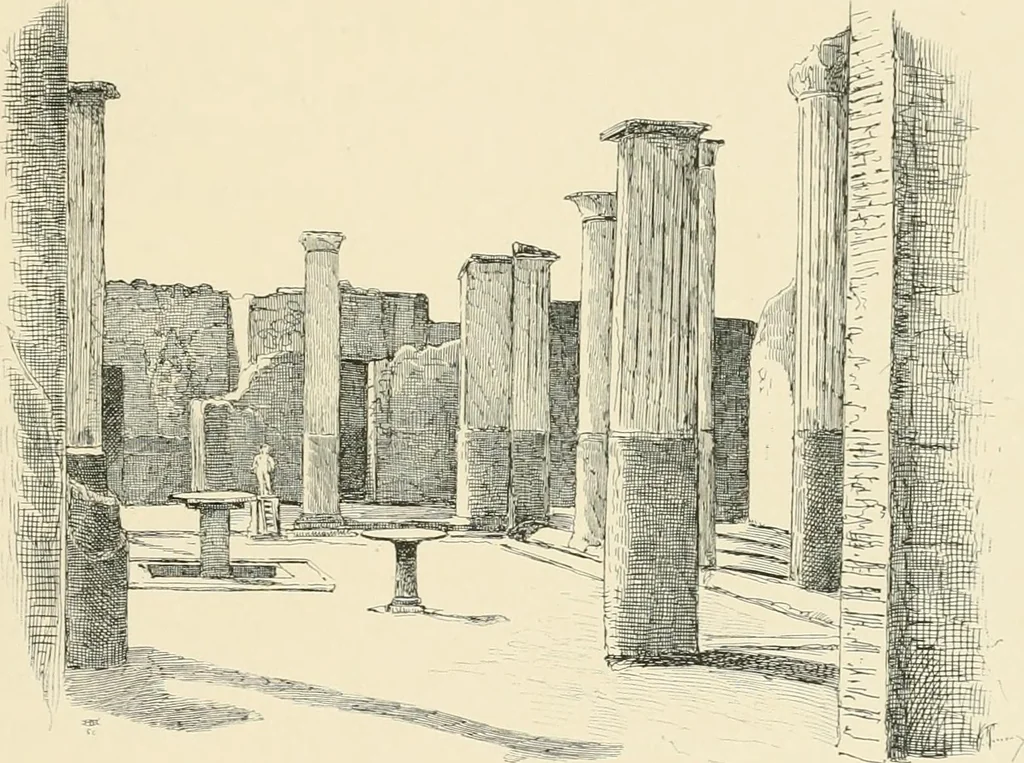 An illustration from Pompei : la ville, les moeurs, les arts, 1899, leaf 346