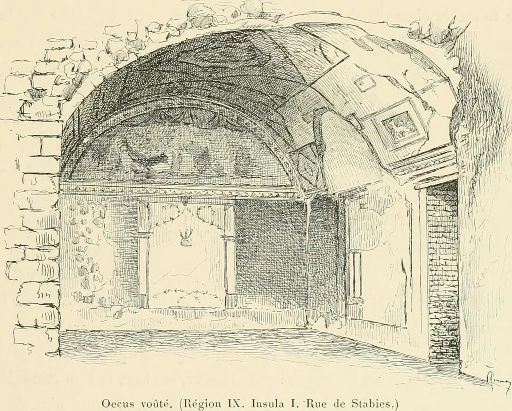 An illustration from Pompei : la ville, les moeurs, les arts, 1899, leaf 350