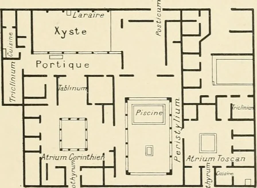 An illustration from Pompei : la ville, les moeurs, les arts, 1899, leaf 372