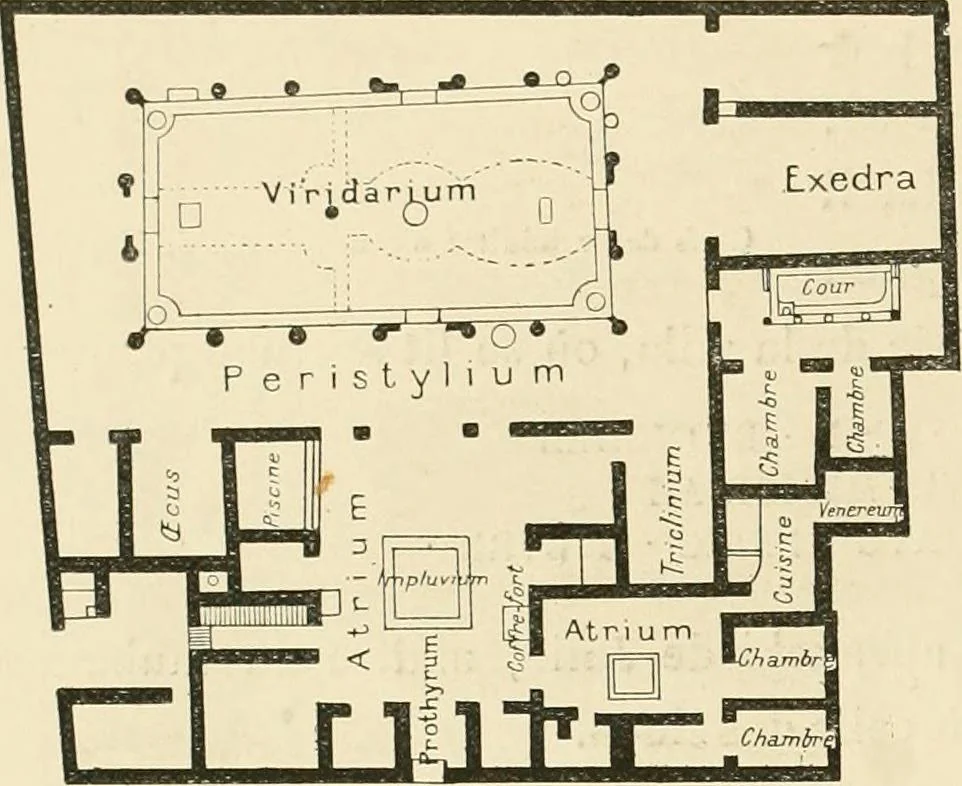 An illustration from Pompei : la ville, les moeurs, les arts, 1899, leaf 373