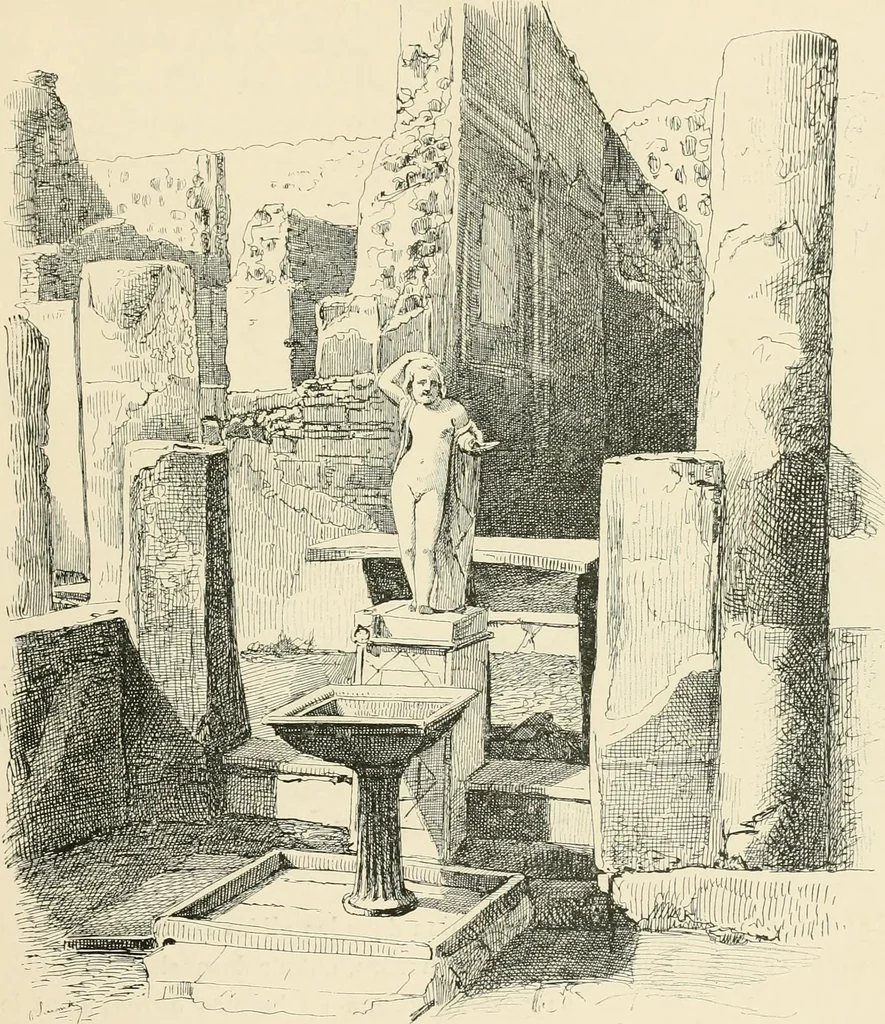 An illustration from Pompei : la ville, les moeurs, les arts, 1899, leaf 374