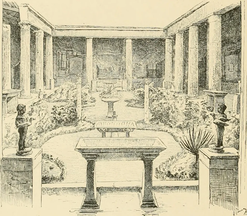 An illustration from Pompei : la ville, les moeurs, les arts, 1899, leaf 375