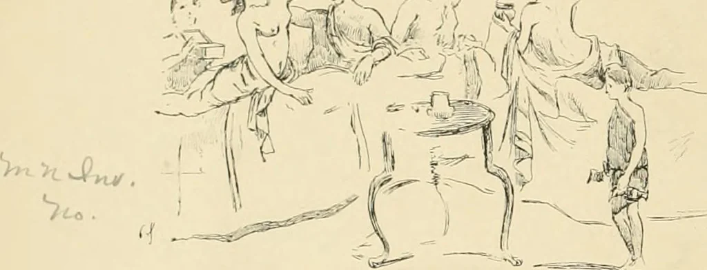 An illustration from Pompei : la ville, les moeurs, les arts, 1899, leaf 391
