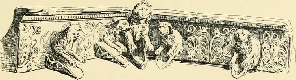 An illustration from Pompei : la ville, les moeurs, les arts, 1899, leaf 398
