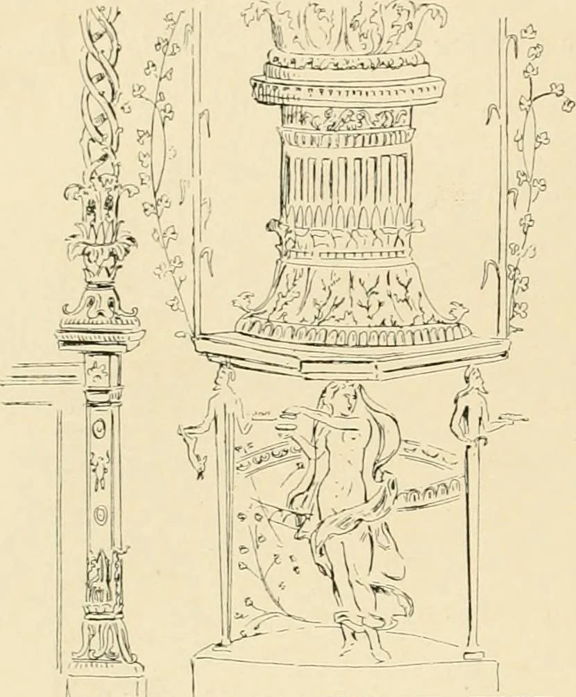 An illustration from Pompei : la ville, les moeurs, les arts, 1899, leaf 411