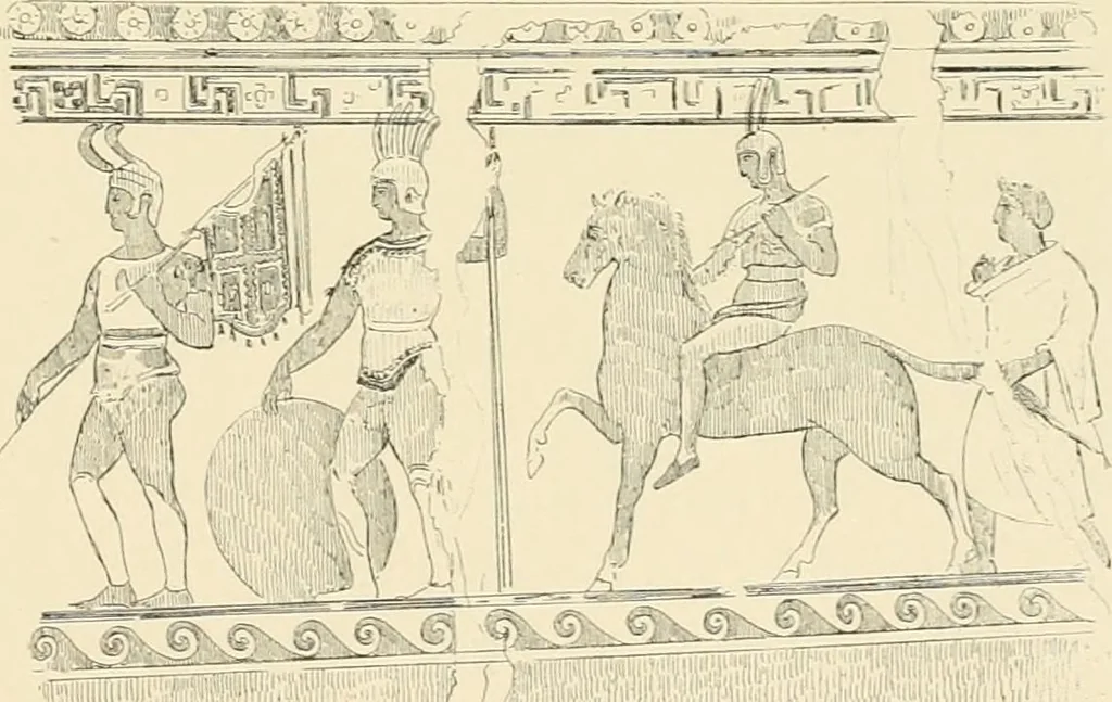 An illustration from Pompei : la ville, les moeurs, les arts, 1899, leaf 422