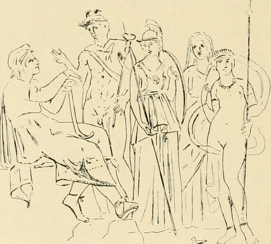 An illustration from Pompei : la ville, les moeurs, les arts, 1899, leaf 423