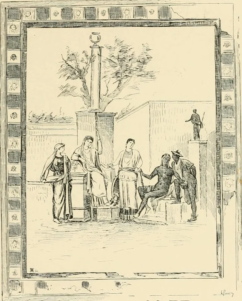 An illustration from Pompei : la ville, les moeurs, les arts, 1899, leaf 424
