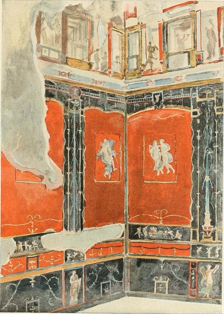 An illustration from Pompei : la ville, les moeurs, les arts, 1899, leaf 428