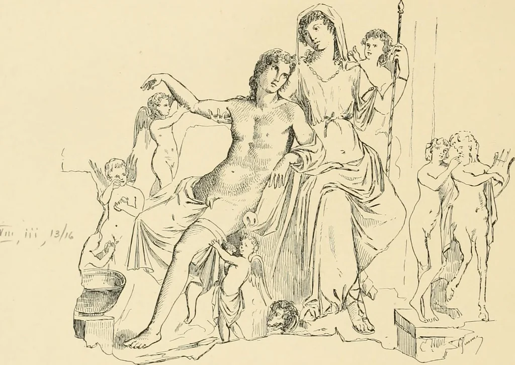 An illustration from Pompei : la ville, les moeurs, les arts, 1899, leaf 435