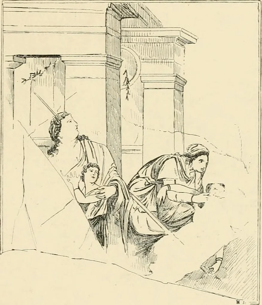 An illustration from Pompei : la ville, les moeurs, les arts, 1899, leaf 436