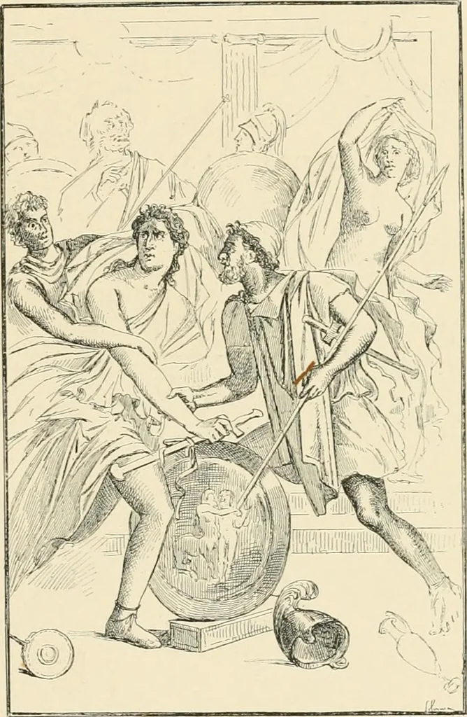 An illustration from Pompei : la ville, les moeurs, les arts, 1899, leaf 438