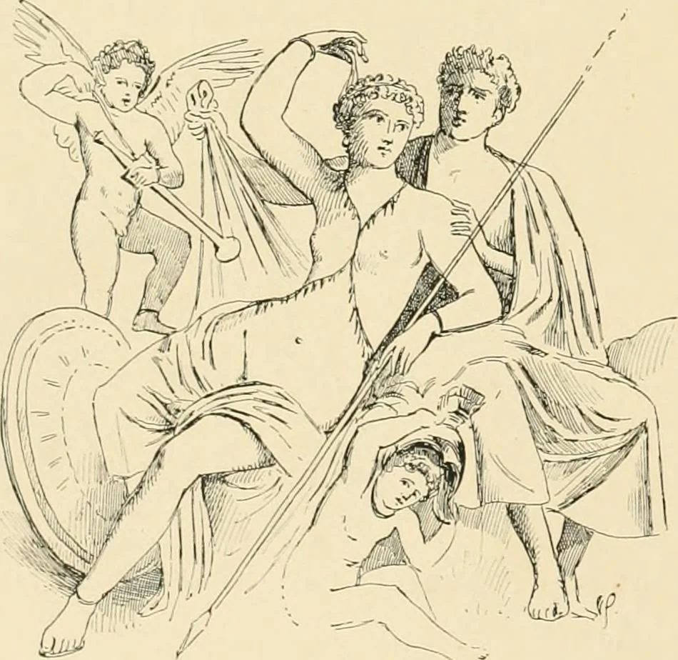 An illustration from Pompei : la ville, les moeurs, les arts, 1899, leaf 439