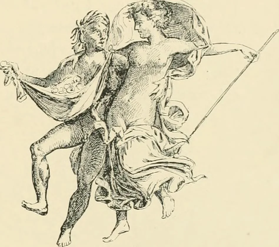 An illustration from Pompei : la ville, les moeurs, les arts, 1899, leaf 442