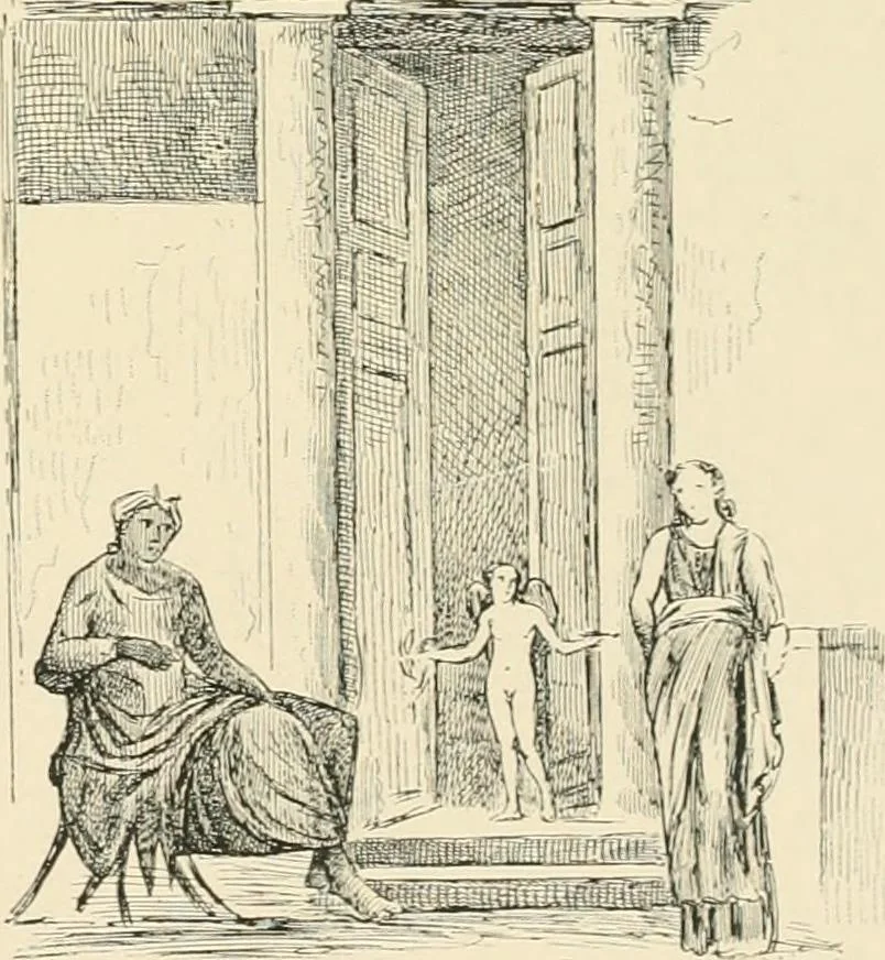 An illustration from Pompei : la ville, les moeurs, les arts, 1899, leaf 446