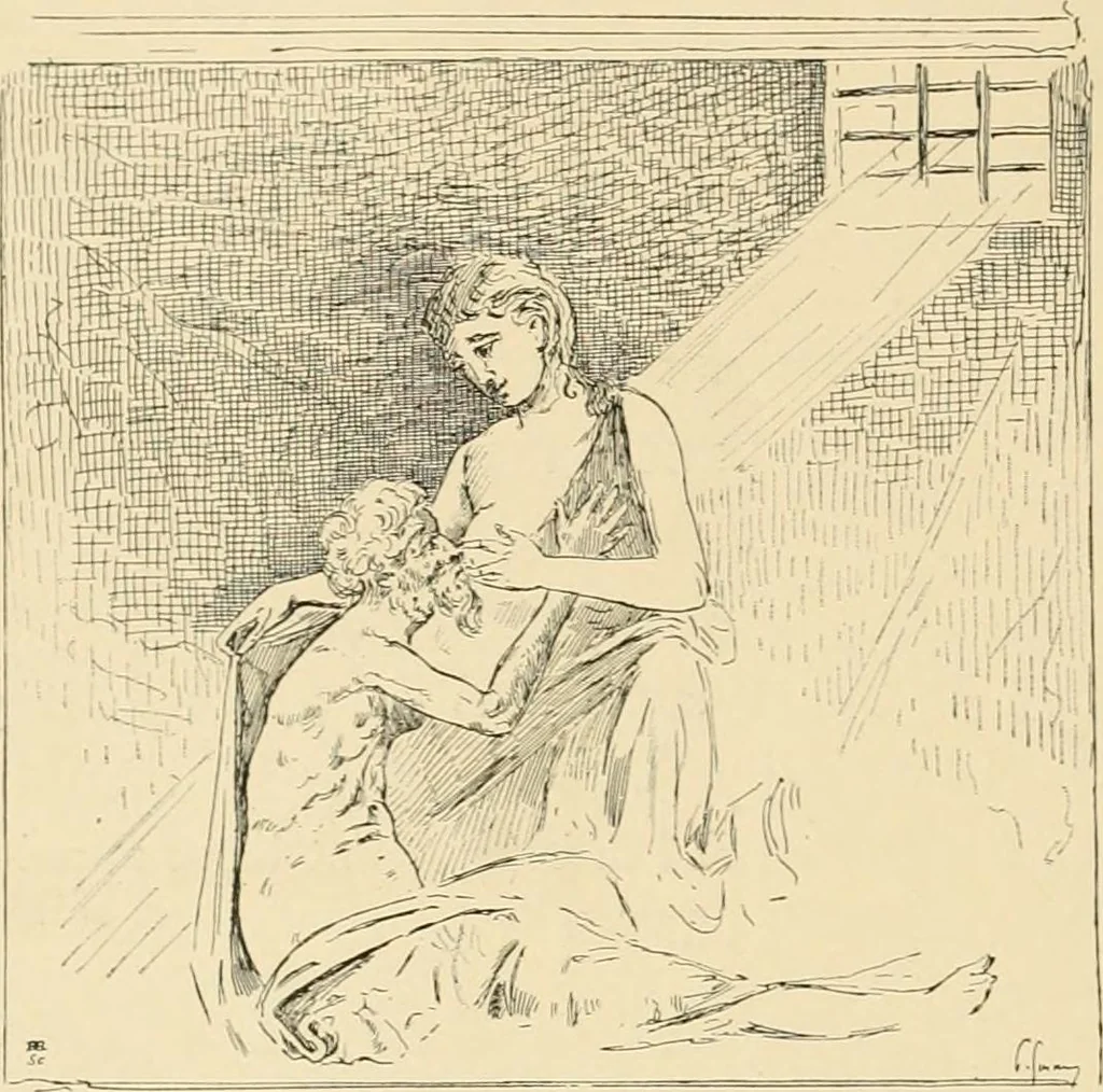 An illustration from Pompei : la ville, les moeurs, les arts, 1899, leaf 447