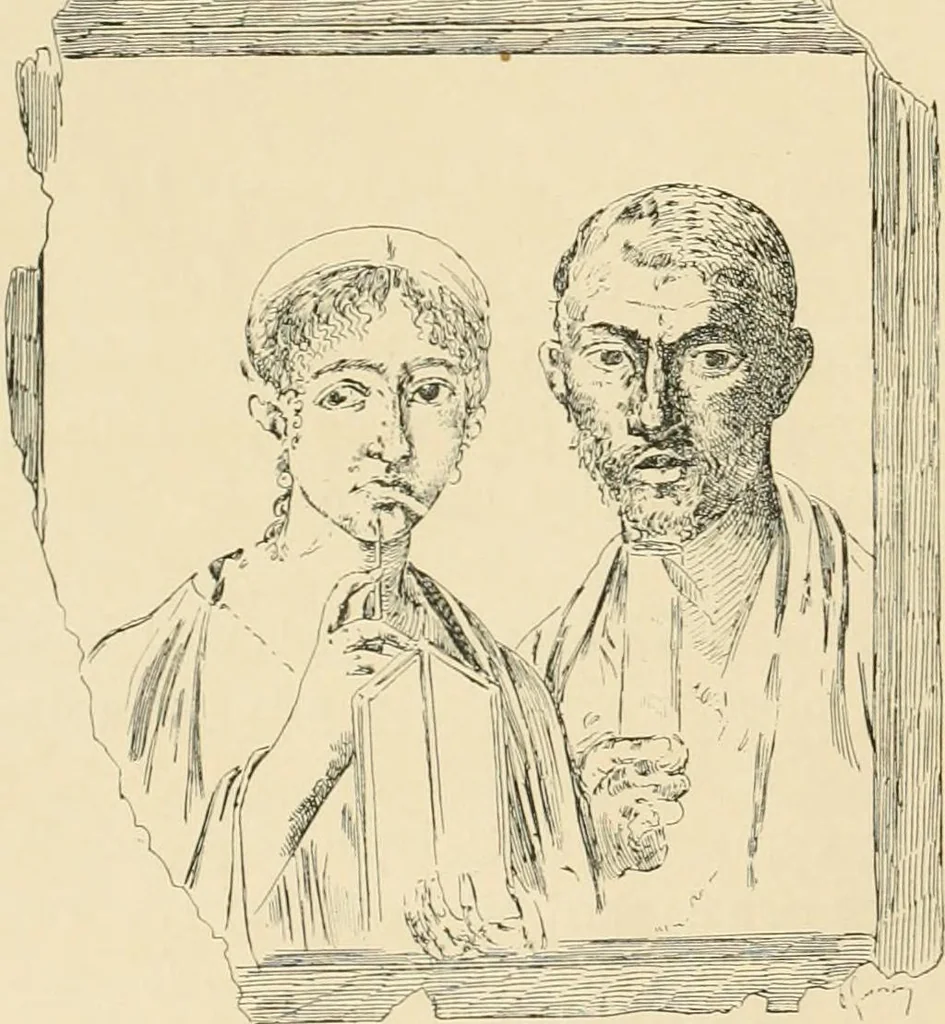 An illustration from Pompei : la ville, les moeurs, les arts, 1899, leaf 449