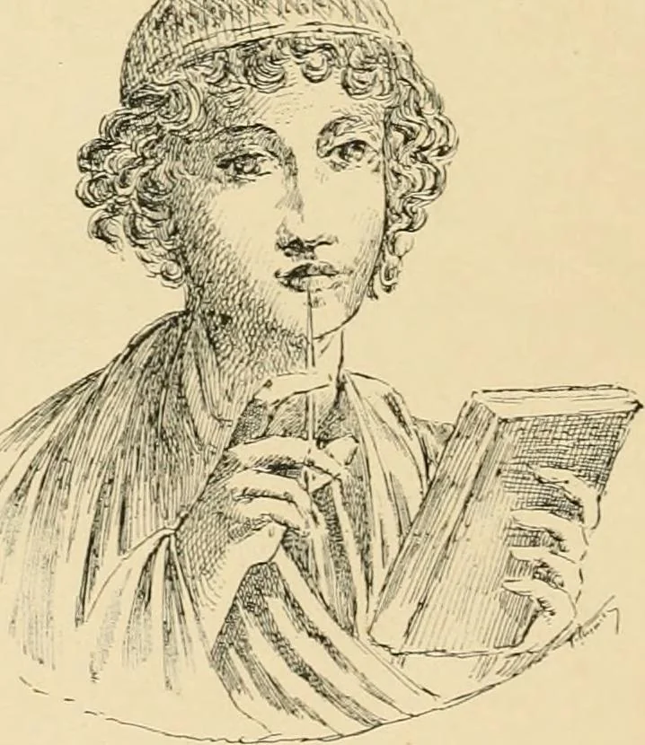 An illustration from Pompei : la ville, les moeurs, les arts, 1899, leaf 453