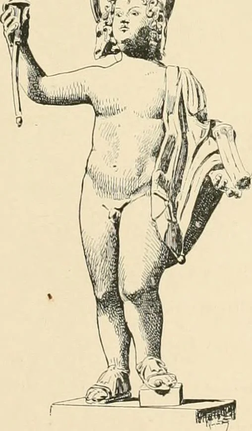 An illustration from Pompei : la ville, les moeurs, les arts, 1899, leaf 482