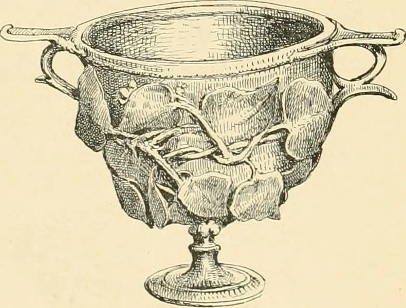 An illustration from Pompei : la ville, les moeurs, les arts, 1899, leaf 493