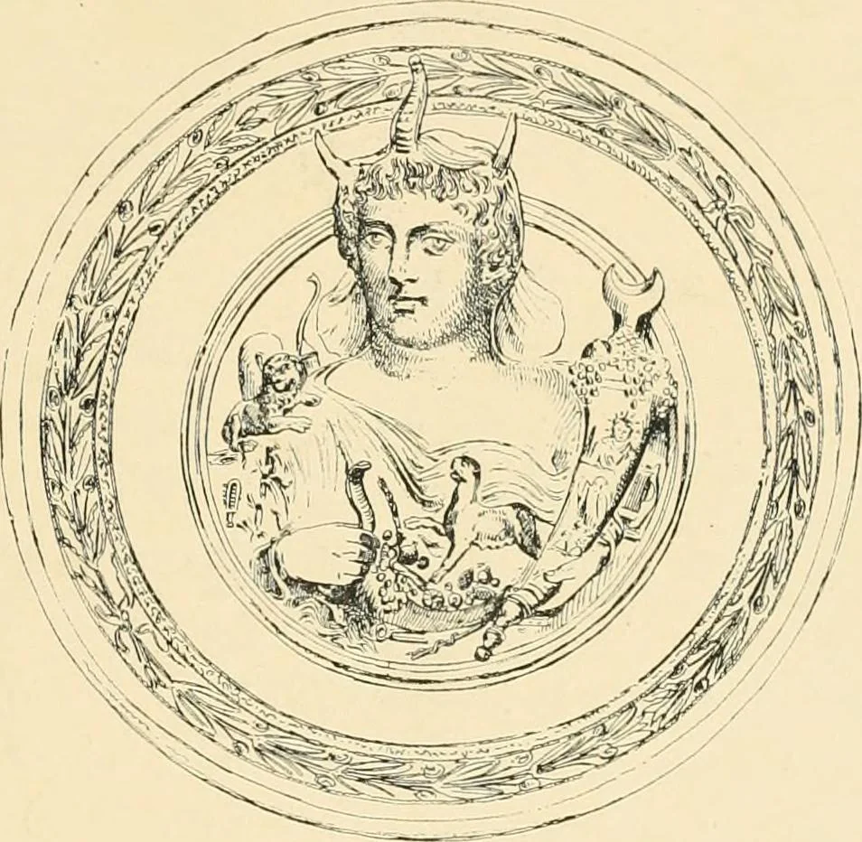 An illustration from Pompei : la ville, les moeurs, les arts, 1899, leaf 496