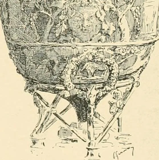 An illustration from Pompei : la ville, les moeurs, les arts, 1899, leaf 502