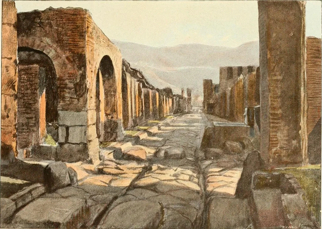 An illustration from Pompei : la ville, les moeurs, les arts, 1899, leaf 58