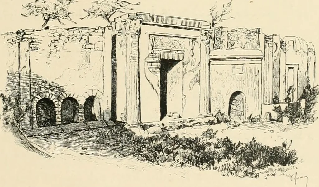 An illustration from Pompei : la ville, les moeurs, les arts, 1899, leaf 64