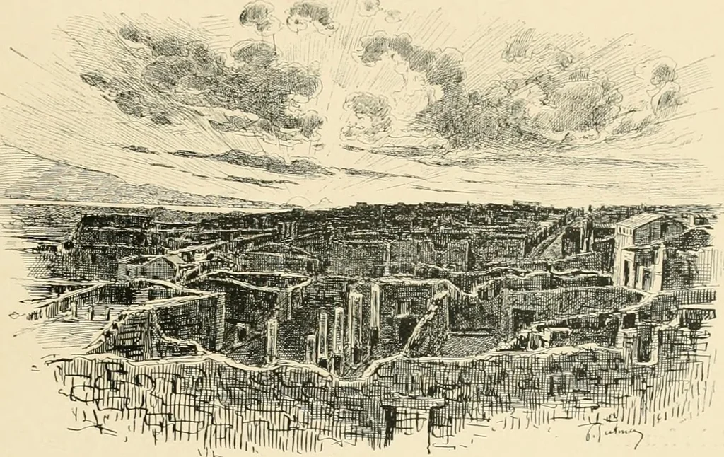 An illustration from Pompei : la ville, les moeurs, les arts, 1899, leaf 66