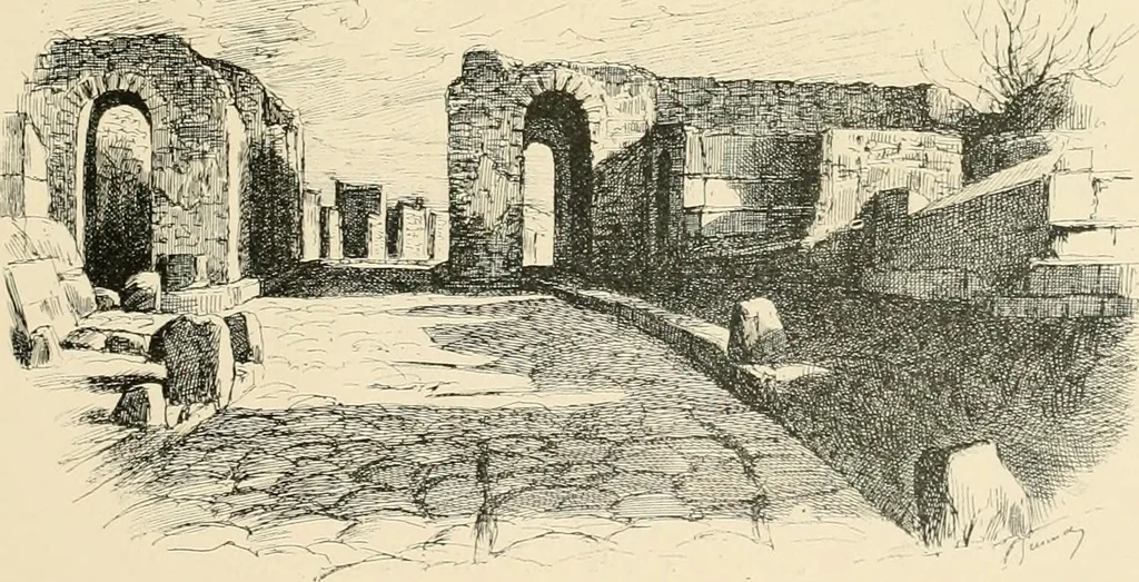 An illustration from Pompei : la ville, les moeurs, les arts, 1899, leaf 70