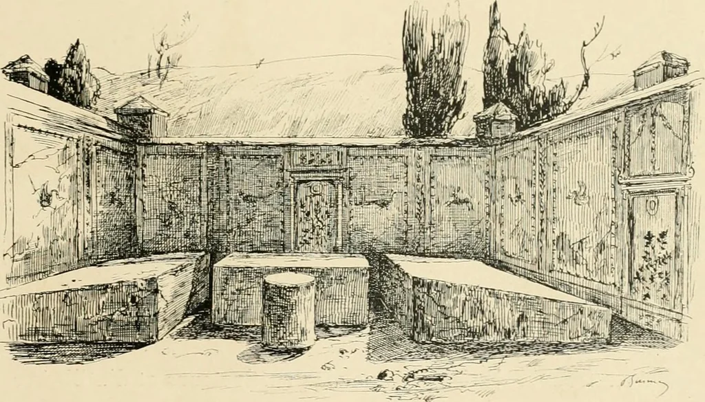 An illustration from Pompei : la ville, les moeurs, les arts, 1899, leaf 82
