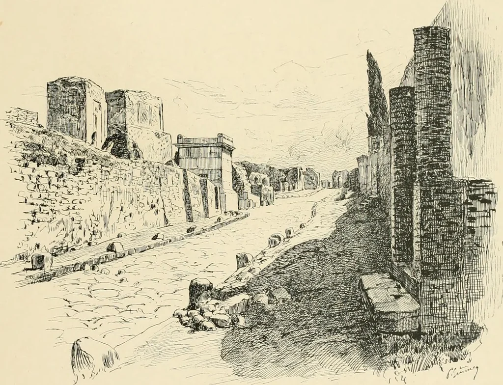 An illustration from Pompei : la ville, les moeurs, les arts, 1899, leaf 84