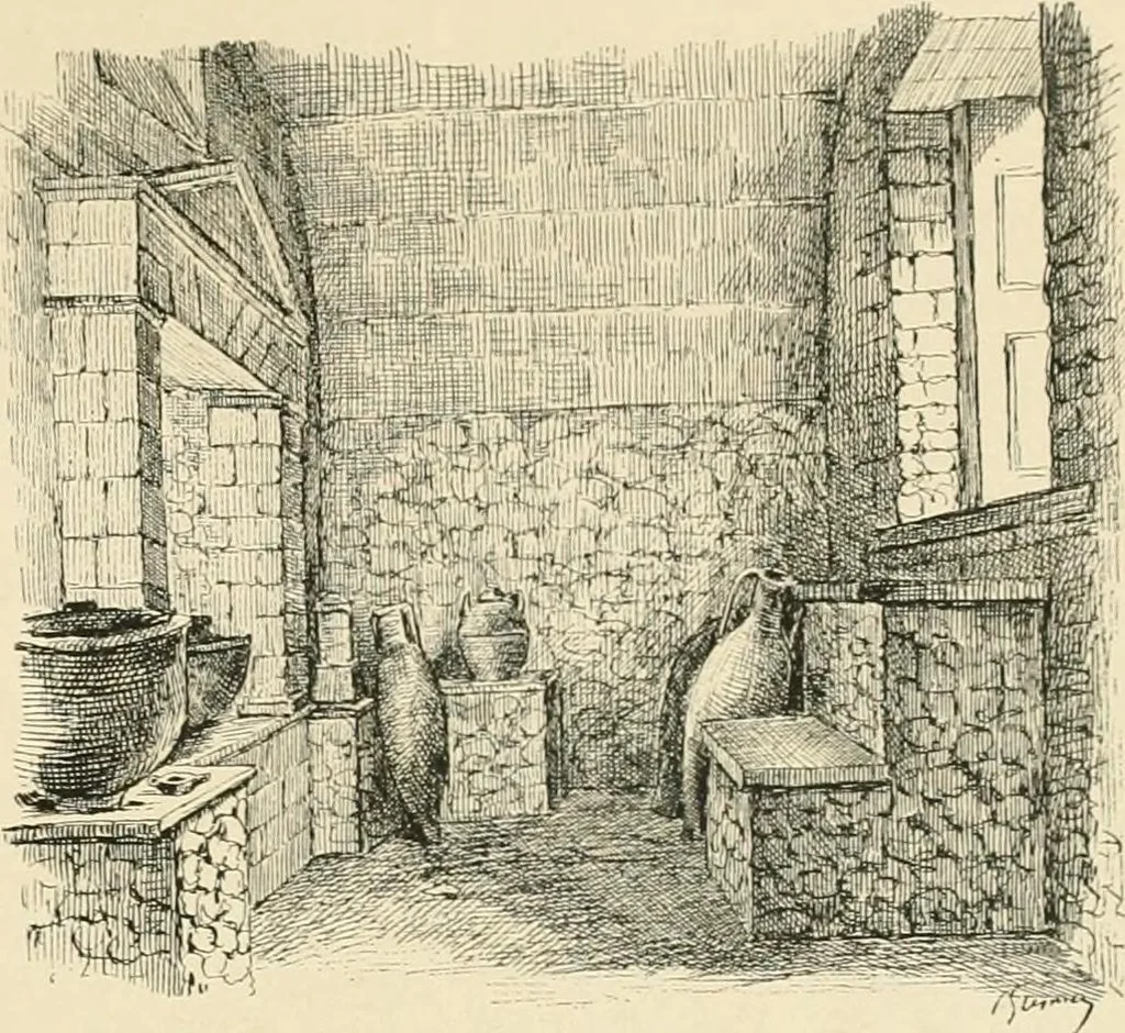 An illustration from Pompei : la ville, les moeurs, les arts, 1899, leaf 86