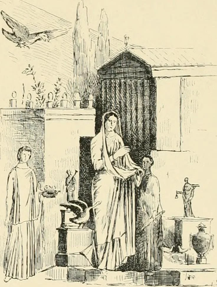 An illustration from Pompei : la ville, les moeurs, les arts, 1899, leaf 94