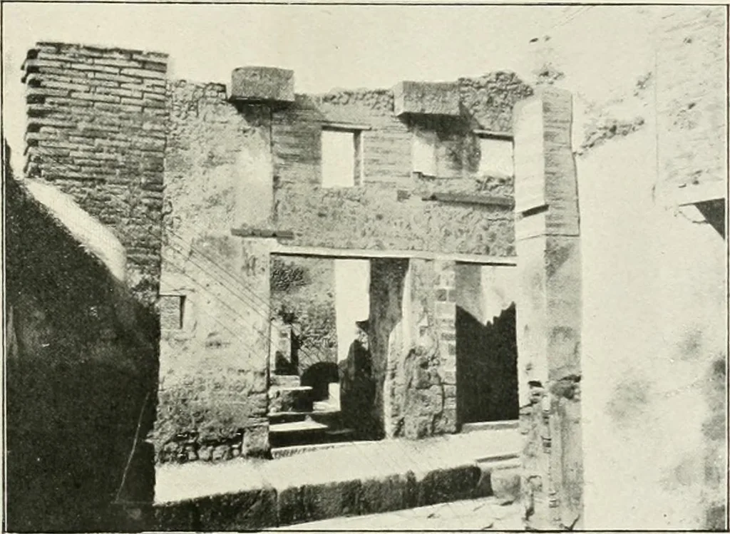 An illustration from Pompéi : histoire-vie privée, 1910, leaf 108