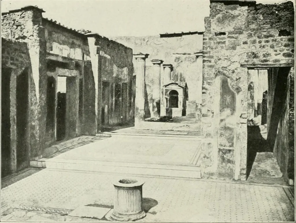 An illustration from Pompéi : histoire-vie privée, 1910, leaf 111