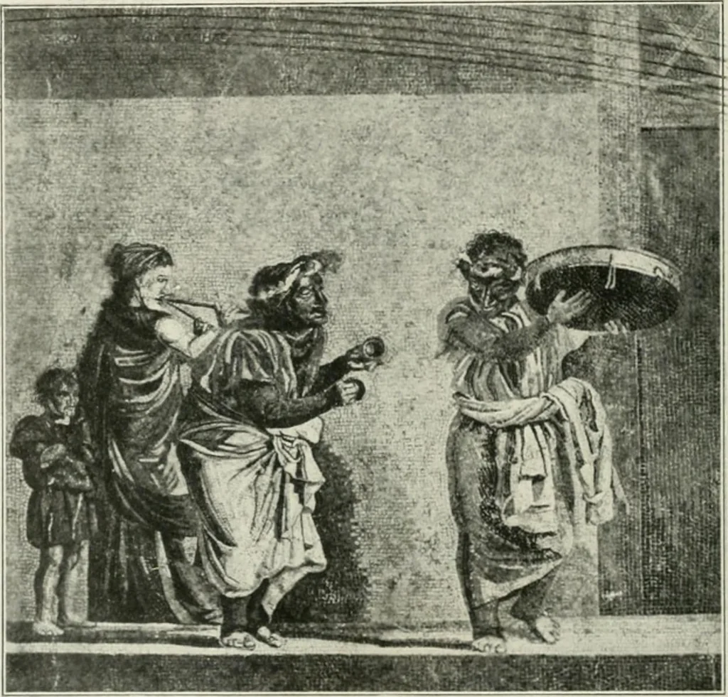 An illustration from Pompéi : histoire-vie privée, 1910, leaf 119