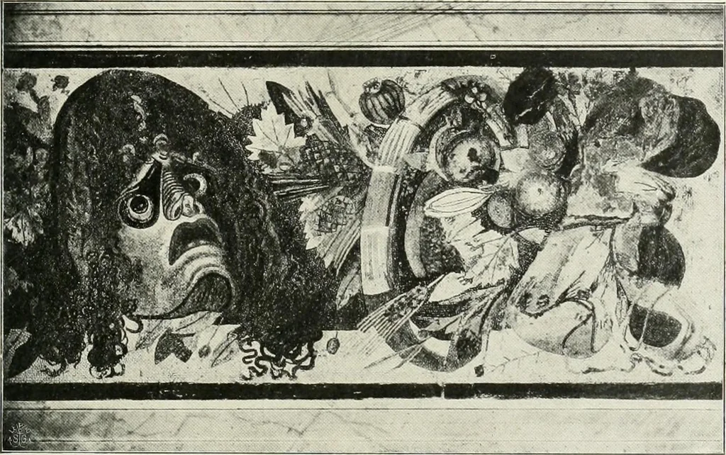 An illustration from Pompéi : histoire-vie privée, 1910, leaf 120