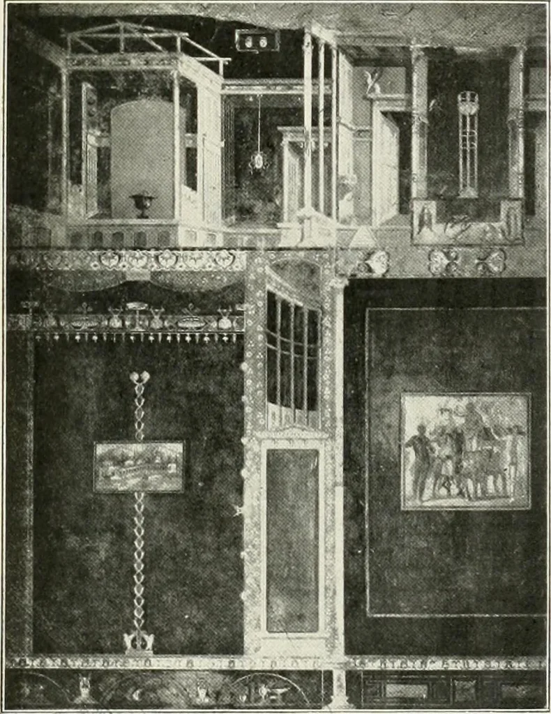 An illustration from Pompéi : histoire-vie privée, 1910, leaf 124