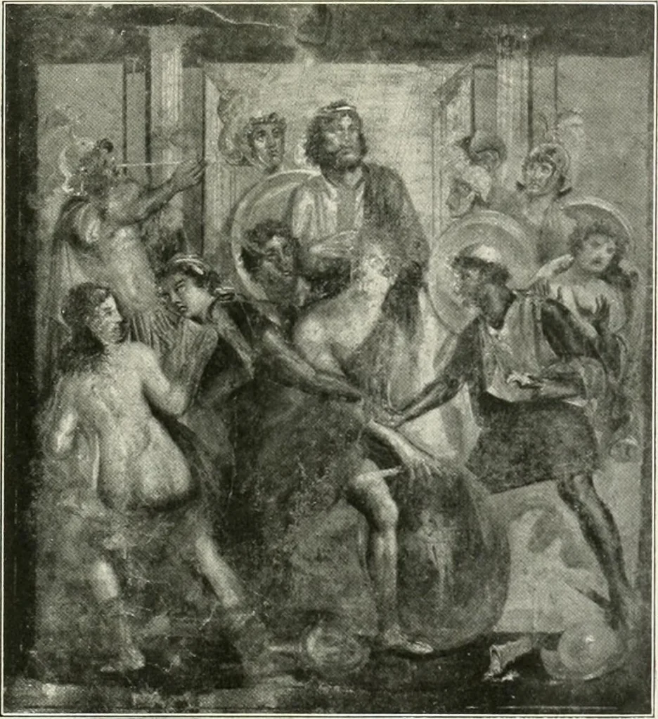 An illustration from Pompéi : histoire-vie privée, 1910, leaf 132